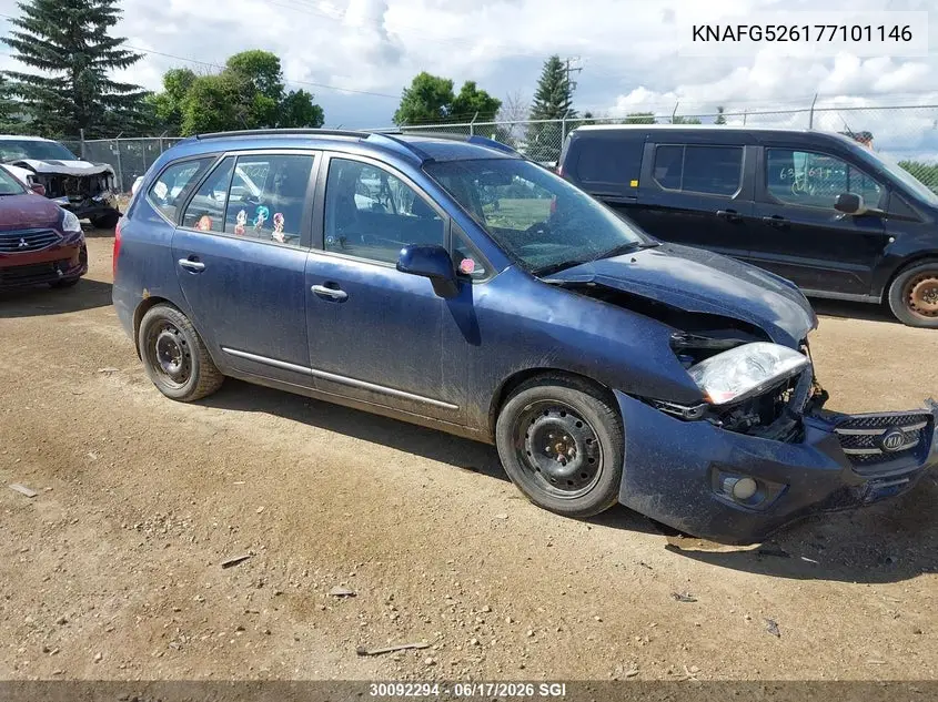 2007 Kia Rondo Lx/Ex VIN: KNAFG526177101146 Lot: 30092294