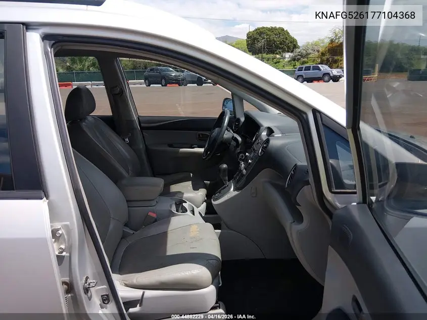 2007 Kia Rondo Ex V6 VIN: KNAFG526177104368 Lot: 44882229