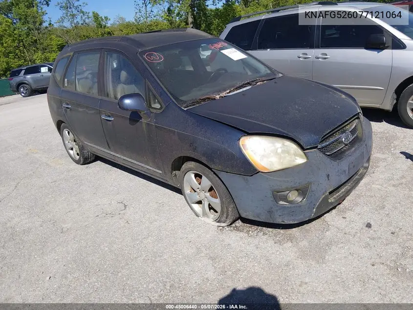 2007 Kia Rondo Ex V6 VIN: KNAFG526077121064 Lot: 45006440