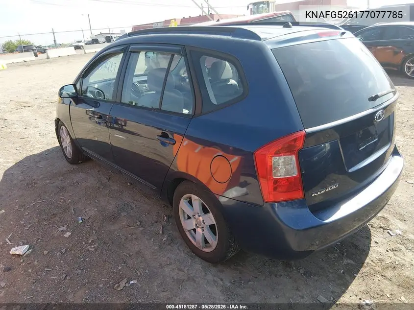 2007 Kia Rondo Lx V6 VIN: KNAFG526177077785 Lot: 45181287