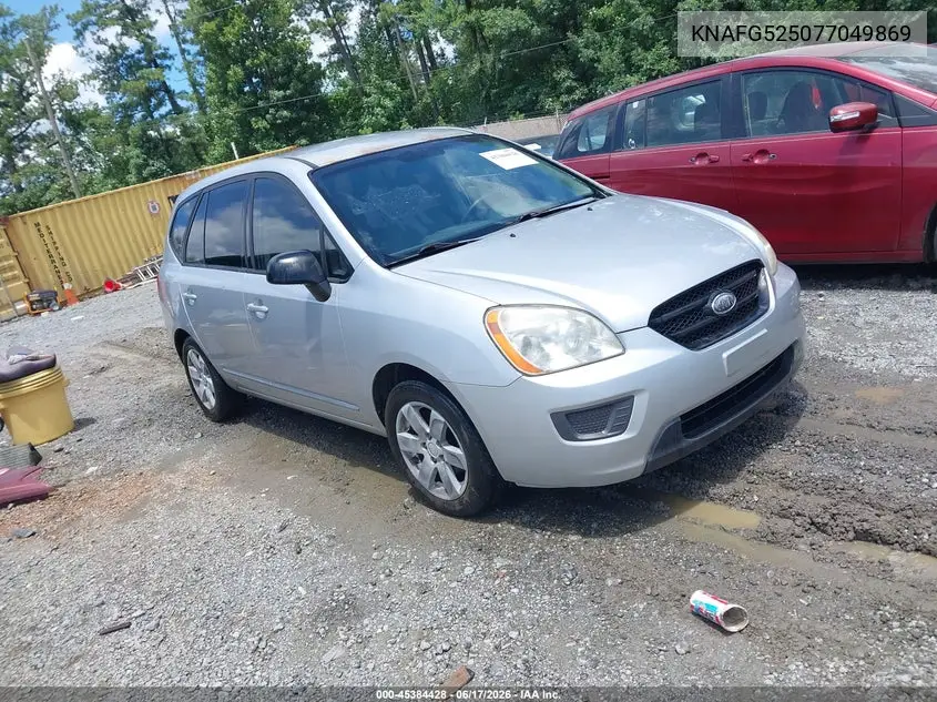 2007 Kia Rondo Lx VIN: KNAFG525077049869 Lot: 45384428