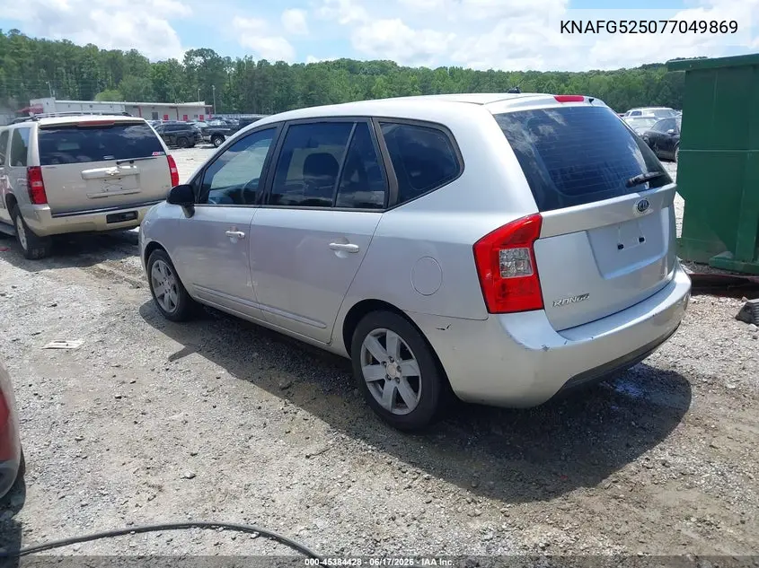 2007 Kia Rondo Lx VIN: KNAFG525077049869 Lot: 45384428