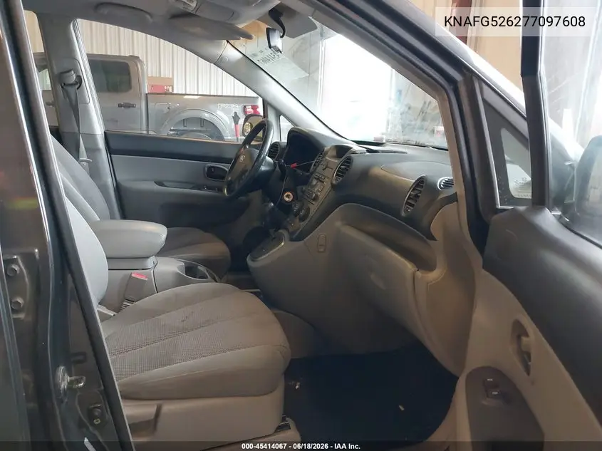 2007 Kia Rondo Ex V6 VIN: KNAFG526277097608 Lot: 45414067