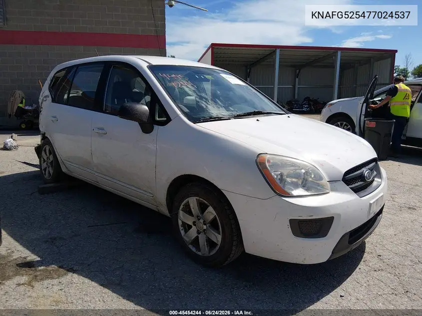 2007 Kia Rondo Lx VIN: KNAFG525477024537 Lot: 45454244
