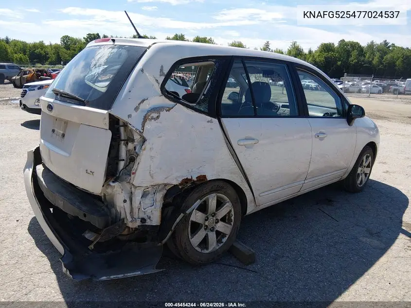2007 Kia Rondo Lx VIN: KNAFG525477024537 Lot: 45454244