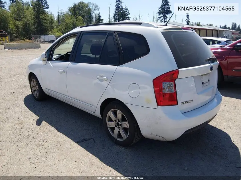 2007 Kia Rondo Lx V6 VIN: KNAFG526377104565 Lot: 45572601