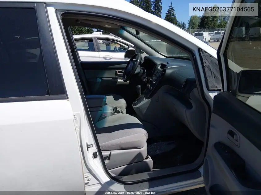 2007 Kia Rondo Lx V6 VIN: KNAFG526377104565 Lot: 45572601