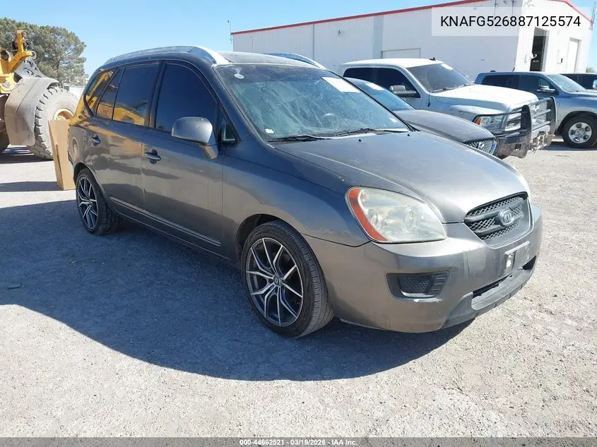 2008 Kia Rondo Lx V6 VIN: KNAFG526887125574 Lot: 44662521