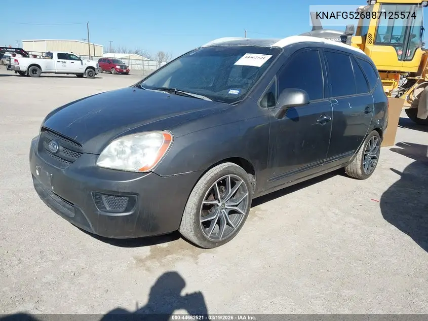 2008 Kia Rondo Lx V6 VIN: KNAFG526887125574 Lot: 44662521