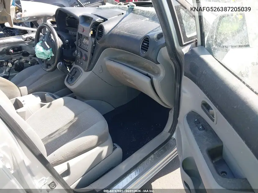 2008 Kia Rondo Ex V6 VIN: KNAFG526387205039 Lot: 44747881