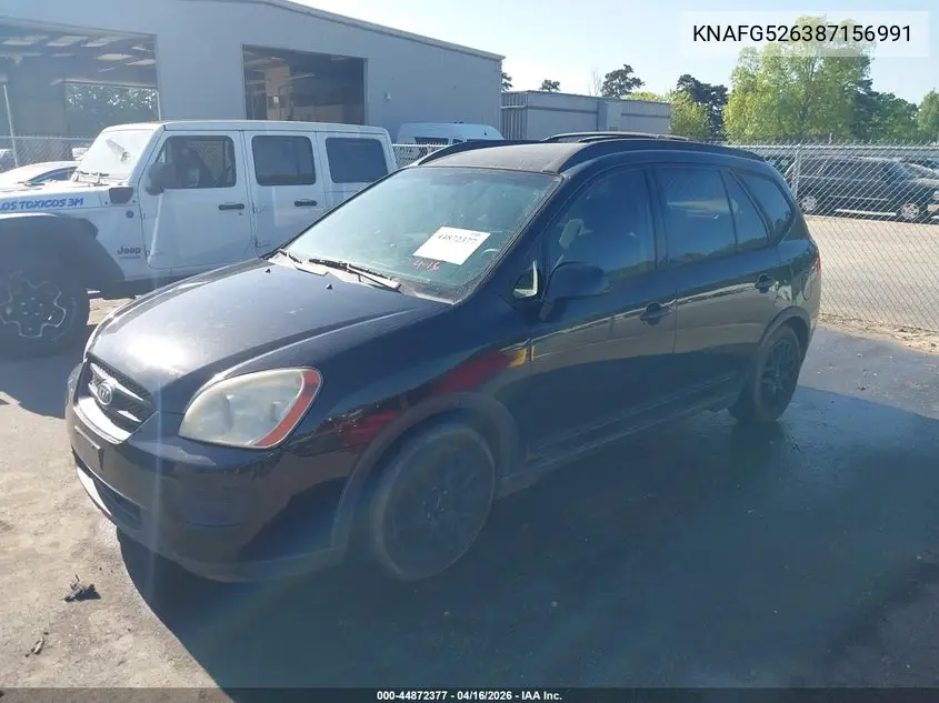 2008 Kia Rondo Lx V6 VIN: KNAFG526387156991 Lot: 44872377