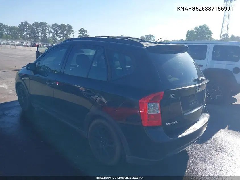 2008 Kia Rondo Lx V6 VIN: KNAFG526387156991 Lot: 44872377
