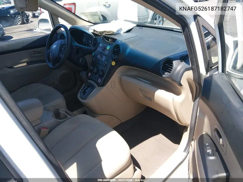 2008 Kia Rondo Lx V6 VIN: KNAFG526187182747 Lot: 44892298