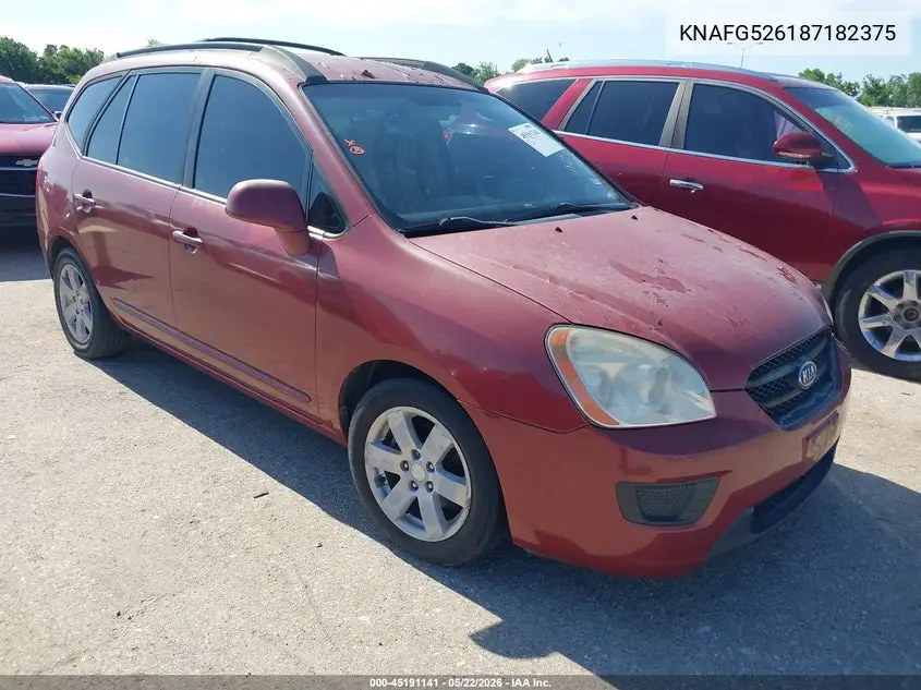 2008 Kia Rondo Lx V6 VIN: KNAFG526187182375 Lot: 45191141
