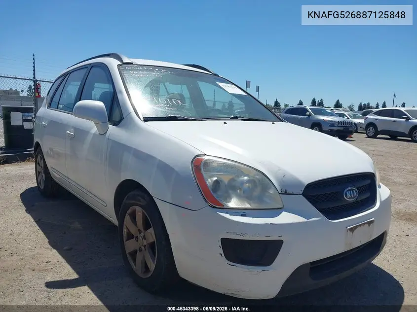 2008 Kia Rondo Lx V6 VIN: KNAFG526887125848 Lot: 45343398