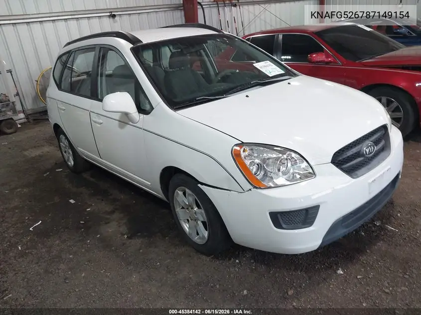 2008 Kia Rondo Lx V6 VIN: KNAFG526787149154 Lot: 45384142