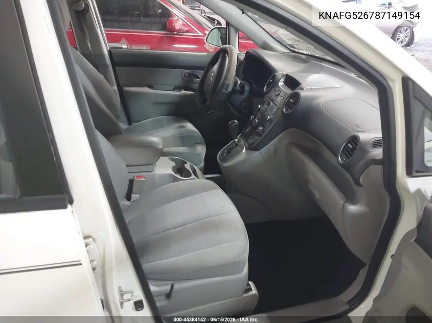 2008 Kia Rondo Lx V6 VIN: KNAFG526787149154 Lot: 45384142