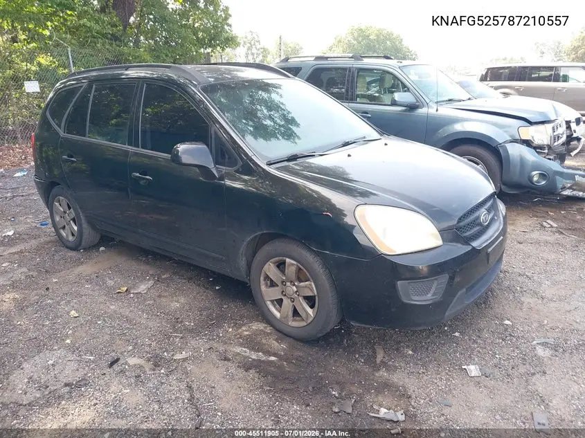 2008 Kia Rondo Lx VIN: KNAFG525787210557 Lot: 45511905
