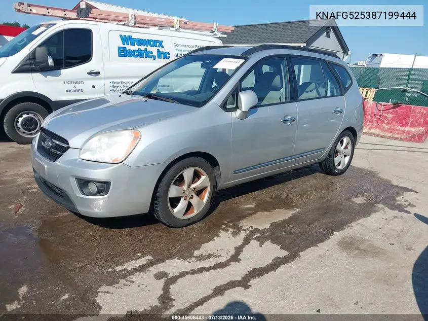 2008 Kia Rondo Ex VIN: KNAFG525387199444 Lot: 45606443