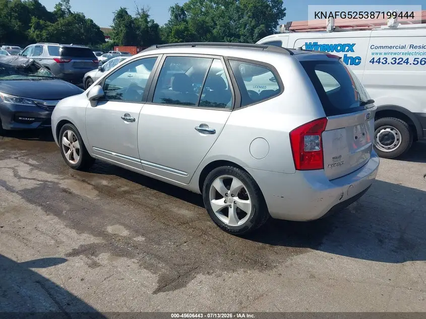 2008 Kia Rondo Ex VIN: KNAFG525387199444 Lot: 45606443