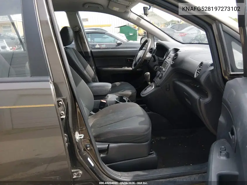 2009 Kia Rondo Lx VIN: KNAFG528197273102 Lot: 45204085
