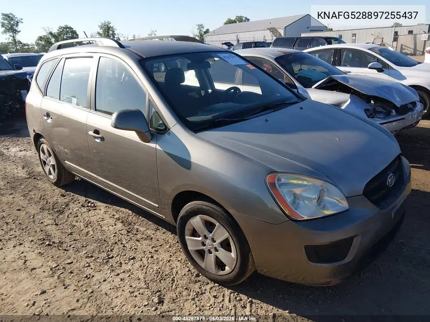 2009 Kia Rondo Lx VIN: KNAFG528897255437 Lot: 45267979