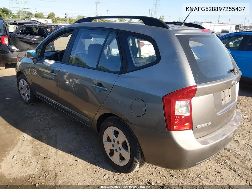2009 Kia Rondo Lx VIN: KNAFG528897255437 Lot: 45267979