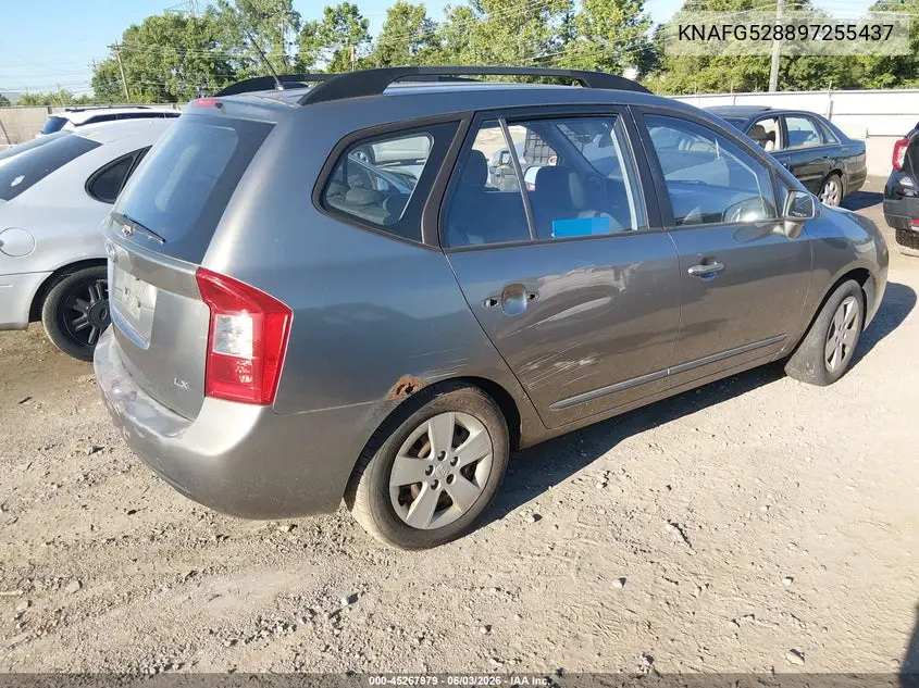 2009 Kia Rondo Lx VIN: KNAFG528897255437 Lot: 45267979