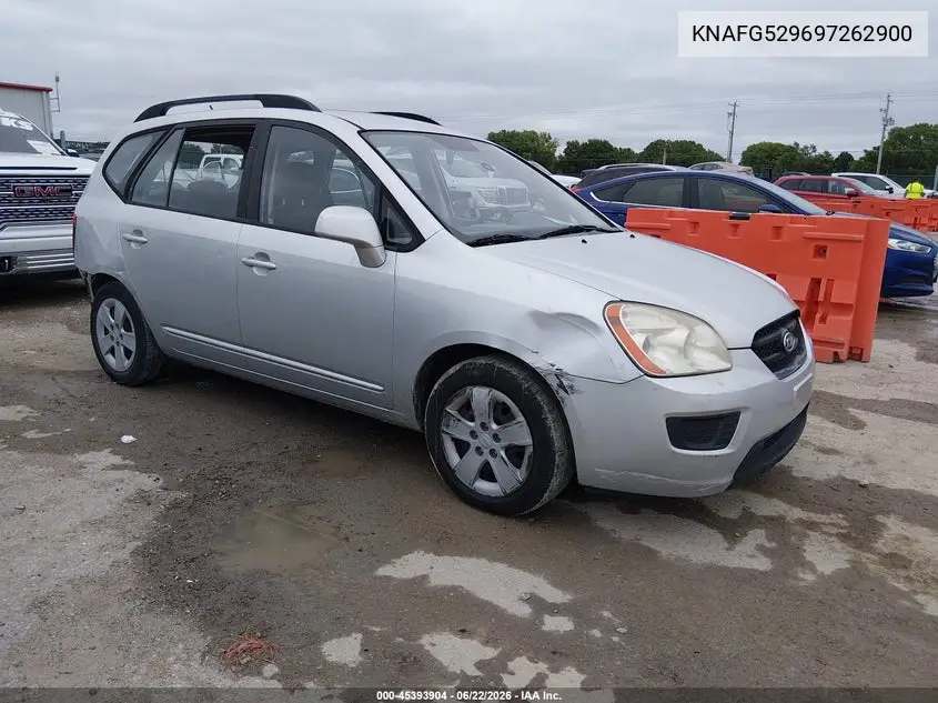2009 Kia Rondo Lx VIN: KNAFG529697262900 Lot: 45393904