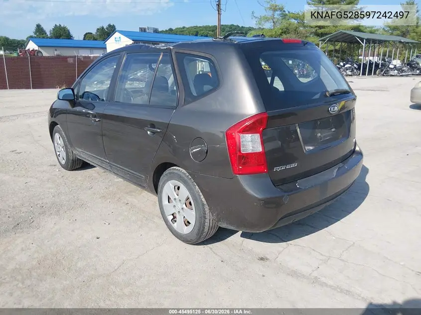 2009 Kia Rondo Lx VIN: KNAFG528597242497 Lot: 45495125
