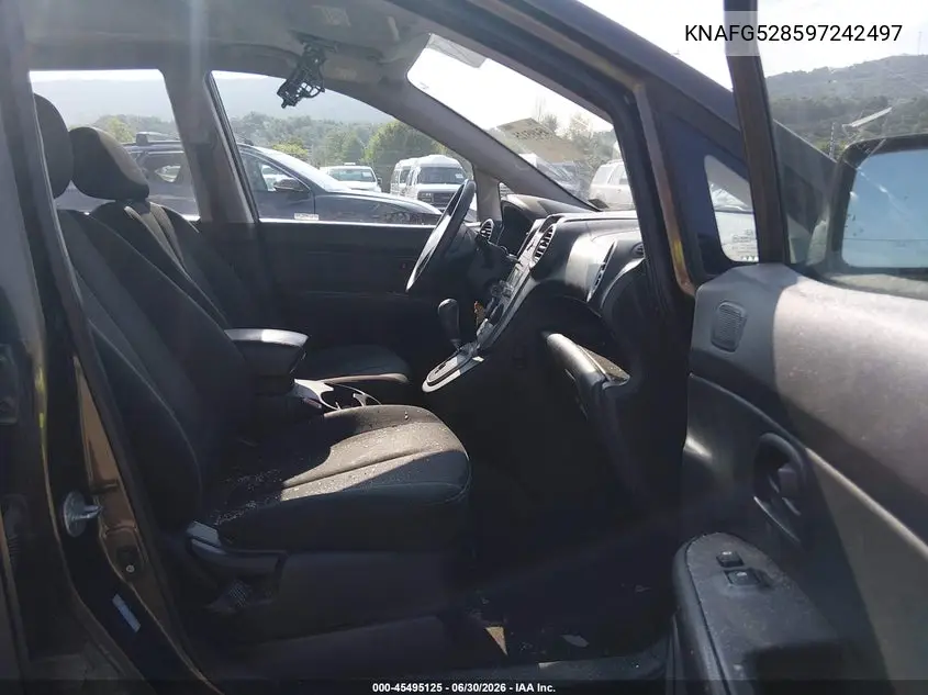 2009 Kia Rondo Lx VIN: KNAFG528597242497 Lot: 45495125