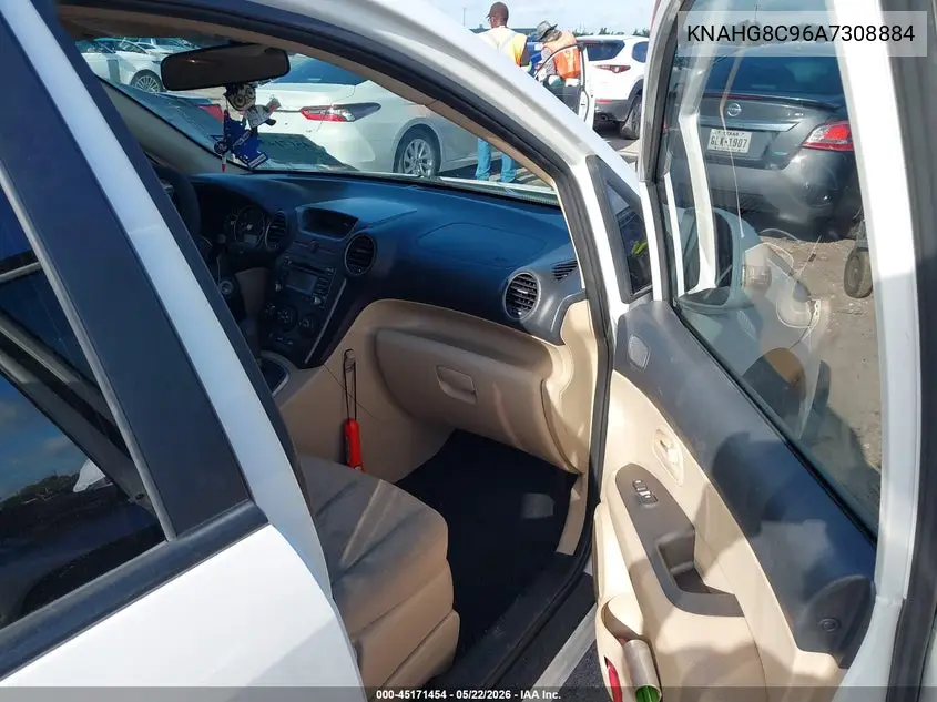 2010 Kia Rondo Lx VIN: KNAHG8C96A7308884 Lot: 45171454