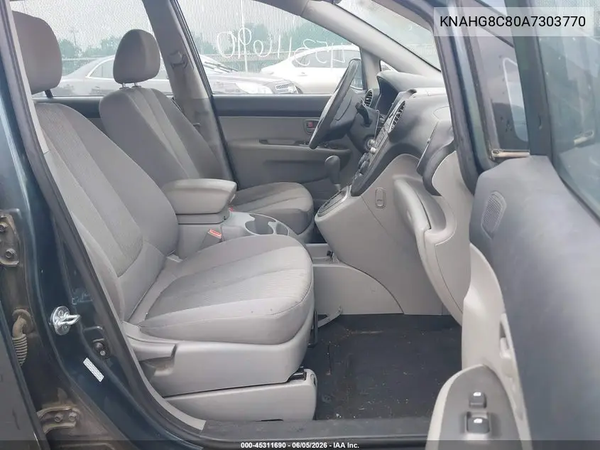 2010 Kia Rondo Lx VIN: KNAHG8C80A7303770 Lot: 45311690