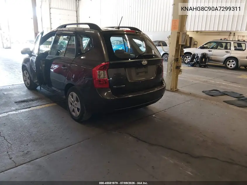 2010 Kia Rondo Lx VIN: KNAHG8C90A7299311 Lot: 45581979