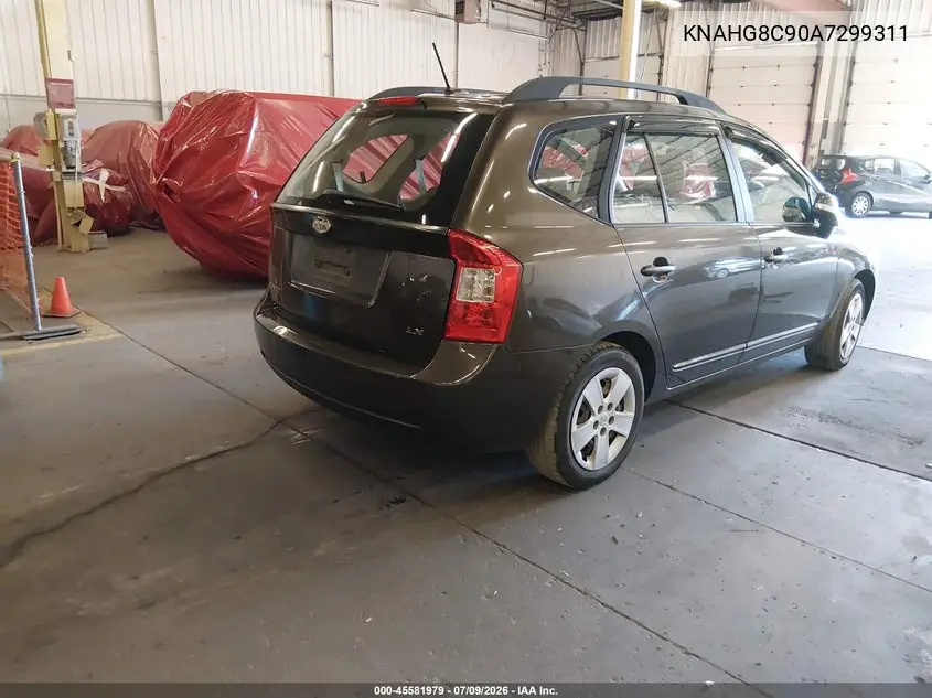 2010 Kia Rondo Lx VIN: KNAHG8C90A7299311 Lot: 45581979