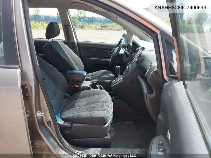 2012 Kia Rondo Ex/Ex-Premium VIN: KNAHH8C84C7400633 Lot: 12623928