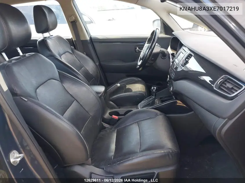 2014 Kia Rondo VIN: KNAHU8A3XE7017219 Lot: 12629611