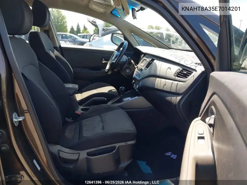2014 Kia Rondo VIN: KNAHT8A35E7014201 Lot: 12641396