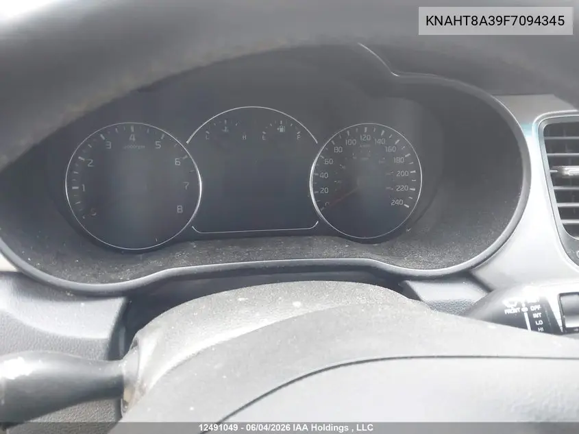 2015 Kia Rondo Lx/Lx Value/Lx Winter Edition VIN: KNAHT8A39F7094345 Lot: 12491049