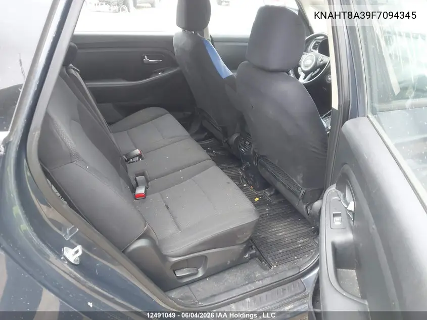 2015 Kia Rondo Lx/Lx Value/Lx Winter Edition VIN: KNAHT8A39F7094345 Lot: 12491049