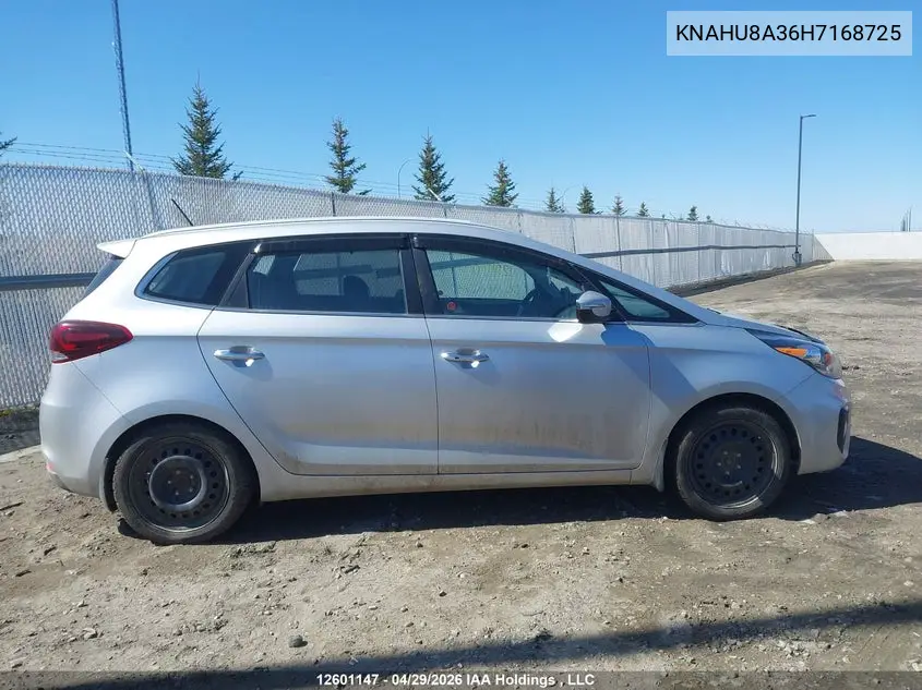 2017 Kia Rondo Ex/Ex Luxury/Ex Premium VIN: KNAHU8A36H7168725 Lot: 12601147