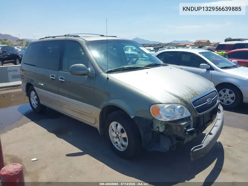 2005 Kia Sedona Ex/Lx VIN: KNDUP132956639885 Lot: 45585865