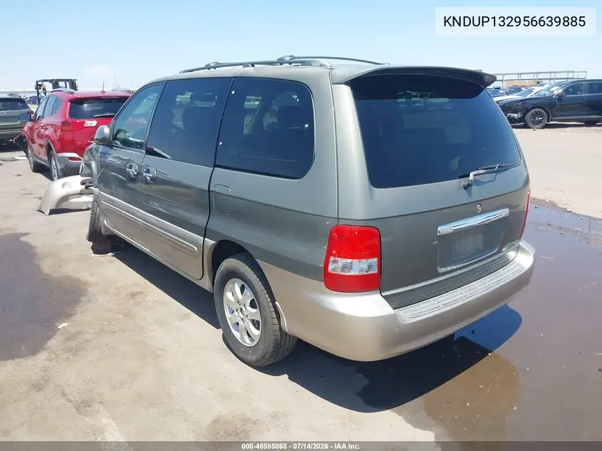 2005 Kia Sedona Ex/Lx VIN: KNDUP132956639885 Lot: 45585865
