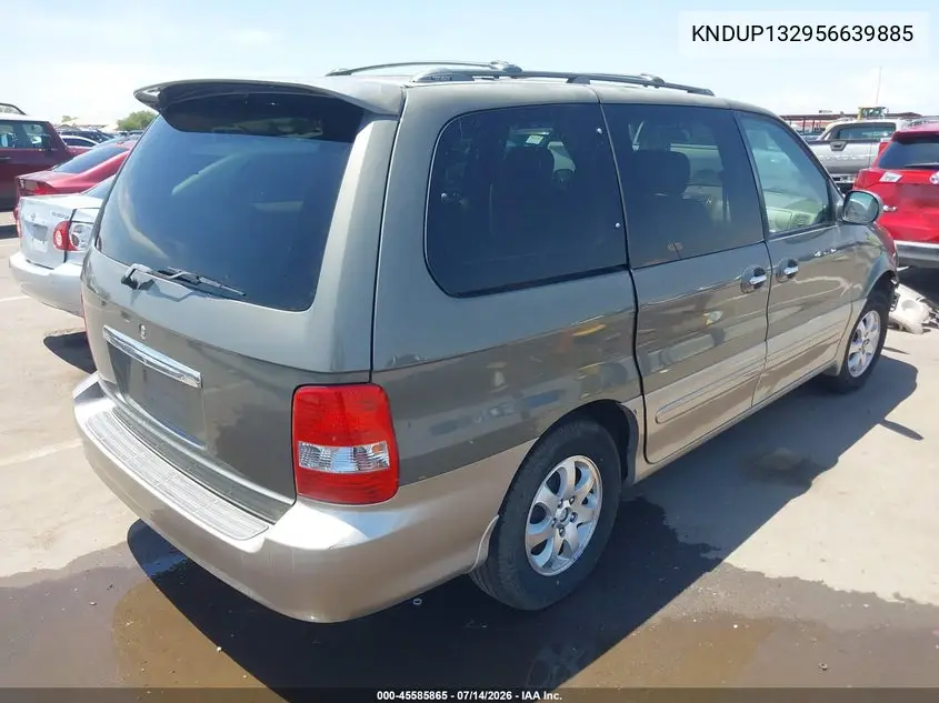 2005 Kia Sedona Ex/Lx VIN: KNDUP132956639885 Lot: 45585865