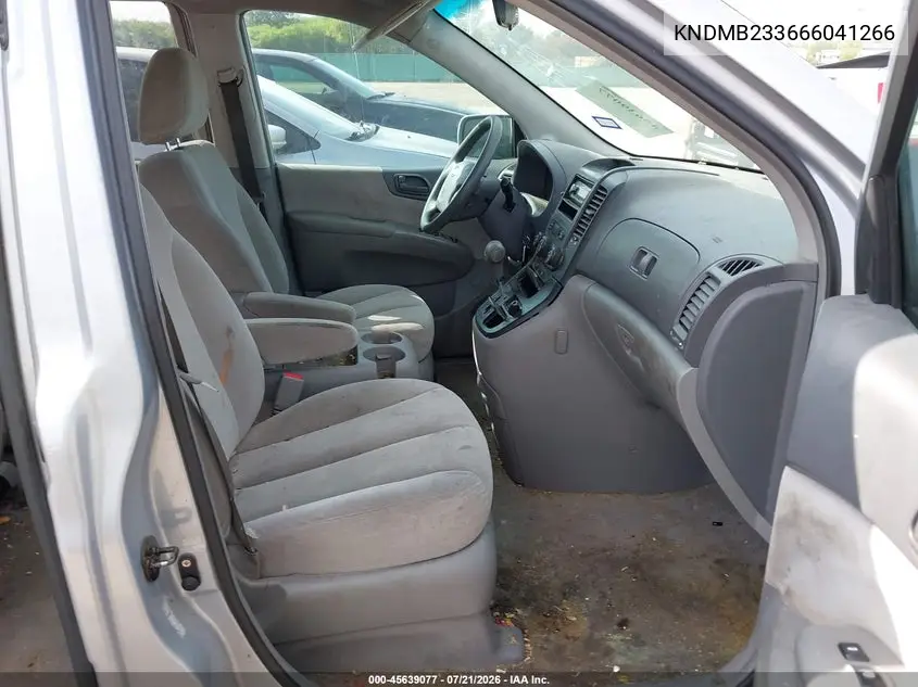 2006 Kia Sedona Ex/Lx VIN: KNDMB233666041266 Lot: 45639077