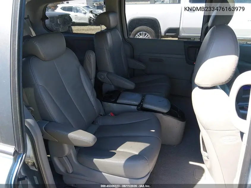 2007 Kia Sedona Ex VIN: KNDMB233476163979 Lot: 45306323