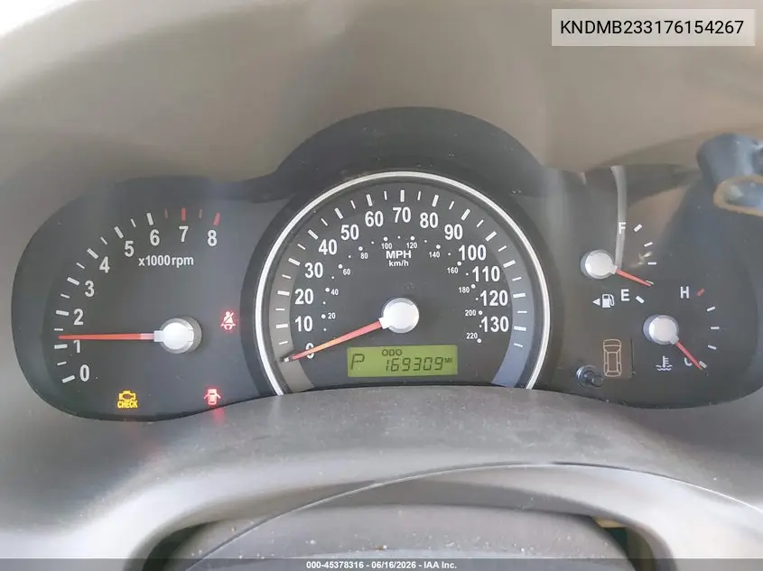 2007 Kia Sedona Lx VIN: KNDMB233176154267 Lot: 45378316