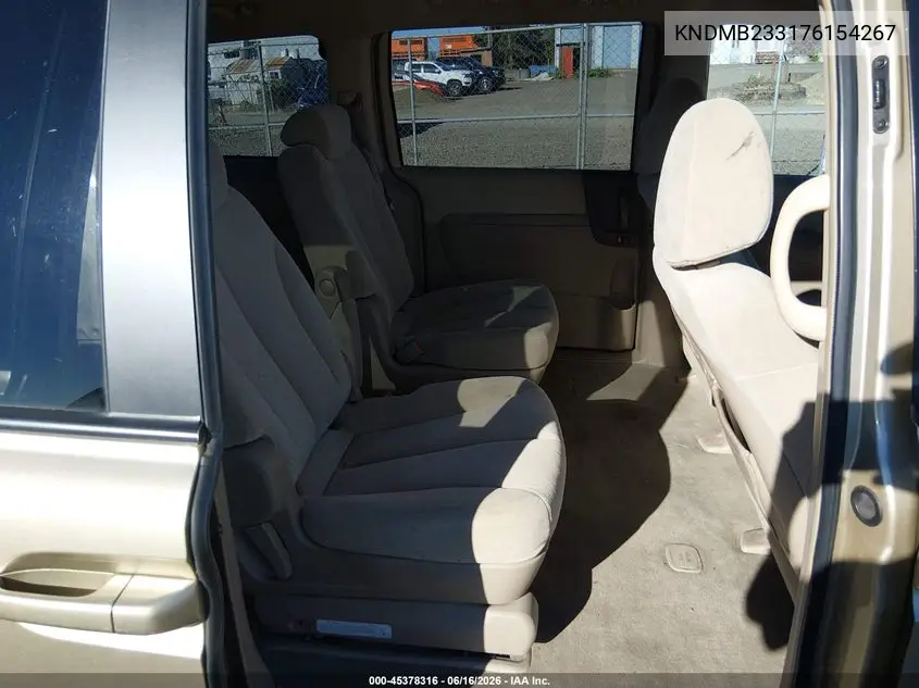 2007 Kia Sedona Lx VIN: KNDMB233176154267 Lot: 45378316