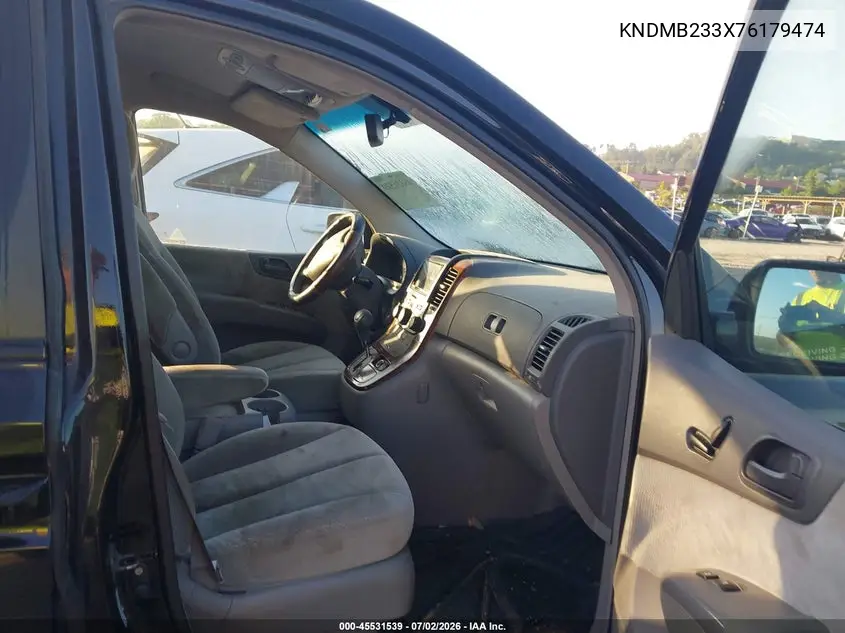2007 Kia Sedona Ex VIN: KNDMB233X76179474 Lot: 45531539