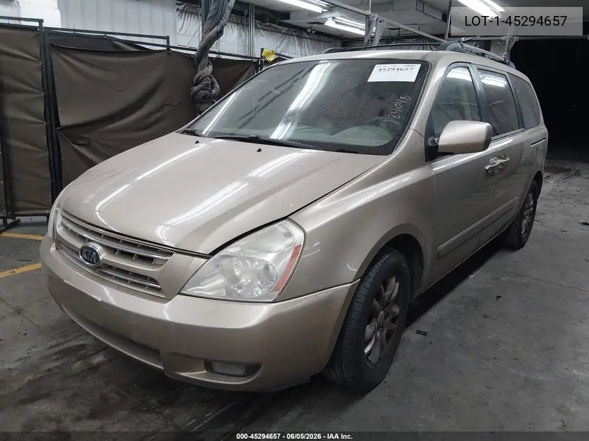 2008 Kia Sedona Ex/Lx VIN: KNDMB233486207531 Lot: 45294657